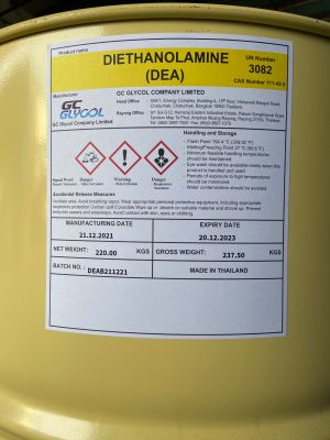 Hóa chất DIETHANOLAMINE 99% (DEA), CAS No: 111-42-2 